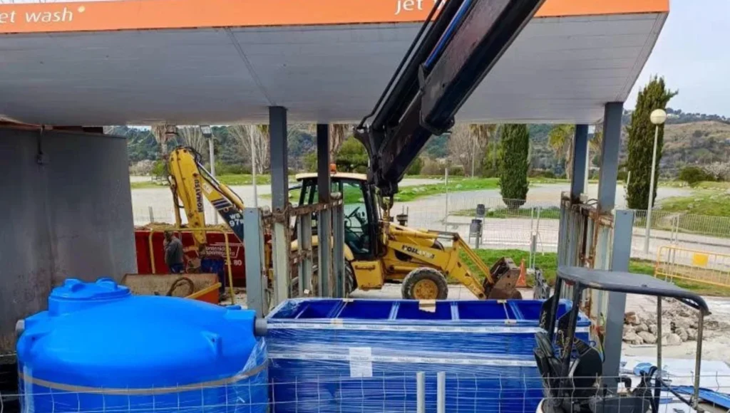 Separador Hidrocarburos en una Estación de Servicio